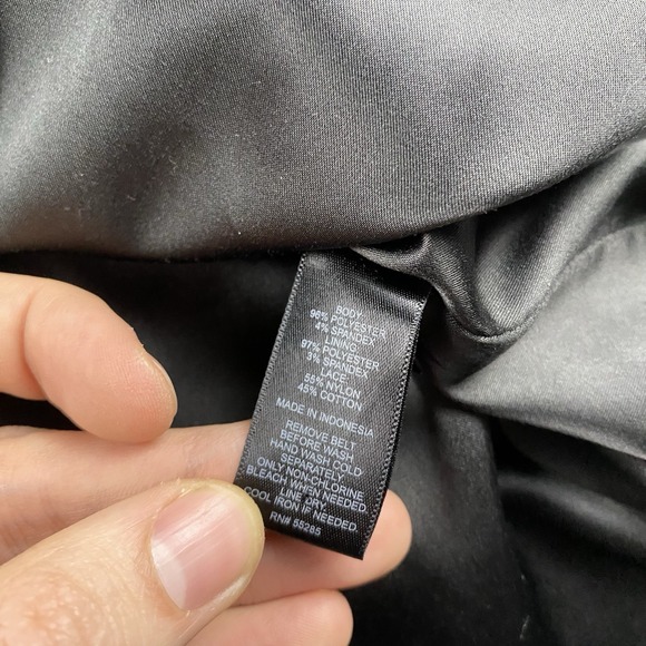 Express Sleeveless Dress Black Lace Womens XS Green - Picture 7 of 15